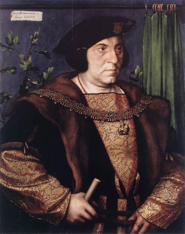 HOLBEIN, Hans the Younger Portrait of Sir Henry Guildford sf Sweden oil painting art